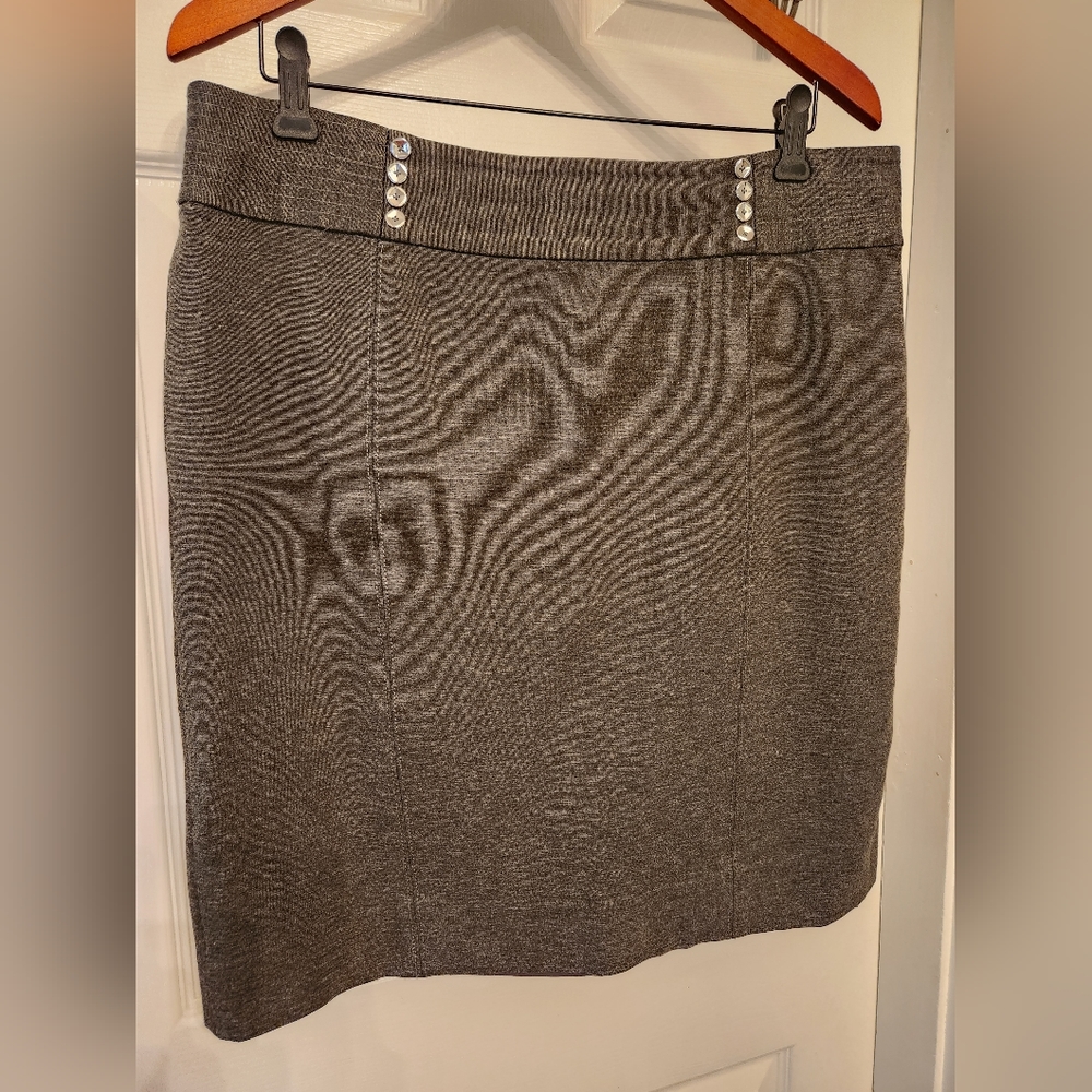 WHBM dark gray skirt, size 12